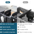 W4 (4 W4 Forward-Facing Bus-Style Seating Upgrade Stroller Wagon Support Bar Compatible with Wonderfold Elite/Luxe
