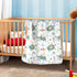 KICPOAY 30x40 Inch Swaddle Blanket for Turtle Sea Horse Baby Receiving Blanket Muslin Baby Swaddles Soft Cotton