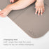 Ubbi On-The-Go Diaper Changing Baby Mat, Soft and Comfortable Diaper Bag Accessory Must Have for Newborns, Easy