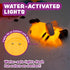 6 Pack Tub Works Bugs Light Up Bath Toys, | Water-Activated Light Up Toys Flash & Change Color | Easy-Grip Baby Girl