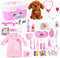 Girl Toys Doctor Kit for Toddlers 3-5 with Plush Dog, 39 PCS