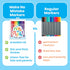 12 Pack Ooly Make No Mistake Erasable Markers, Stress and Mess Free Marker You Can Erase, Drawing & Coloring Pens