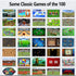 16 Bit Handheld Games for Kids - 3.0'' Large Screen with 100 HD Classic Retro Video Games, USB Rechargeable