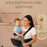 KAENU Baby Carrier with Hip Seat (Upgraded Version) Adjustable Waistband, Safety Harness & Storage Pockets Detachable