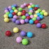 60 Pcs Chinese Checkers Marbles Balls - 14mm Game Replacement Marbles in 6 Colors for Marble Run, Marbles Game