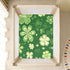 Bseiialft 52 28 Shamrocks Clover Leaves St Patrick Crib Sheets for Boys Girls Soft and Breathable Cotton Baby Sheets