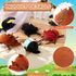 6 Pieces Simulation Beetle Plush Toy, 4 Inch Small Stuffed Animal, Hanging Insect Plush for Birthday Party