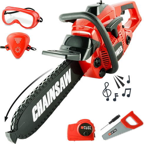 Set Set 3 4 5 6 7 8 Toy Choi's Toy Chainsaw - Chainsaw Toy for Kids Power Tool with Realistic Sound, Pretend Play Kids