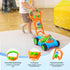1 2 3 1-3 SLOOSH Bubble Lawn Mower Toddler Toys - Spill-Proof Bubble Machine Pretend Gardening Play Toy for Age Year