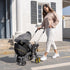 Upperkids Large Capacity Storage Bag Compatible with Doona Infant Car Seat Stroller, Easy Access Zipper Design