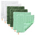 Pack 6-12x12 inches MUKIN Baby Washcloths - Soft Face Cloths for Newborn, Absorbent Bath Face Towels, Baby Wipes, Burp