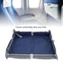 Foldable Airplane Tray Cover with Pockets, Portable Toddler Travel Table Tray Toy Organizer Bag for Kids and Adults
