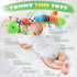 AWOTOY 6-12 0-3-6 Tummy Baby Toys Months Music Caterpillar,Stuffed Animals Infant Toys Months,Teething Sensory Toys