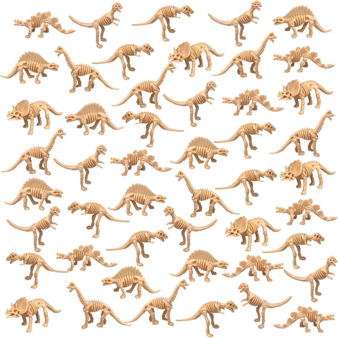 PPXMEEUDC 48PCS Dinosaur Fossil Skeleton Dinosaur Skeleton Toys Dino Sand Dig Party Favor