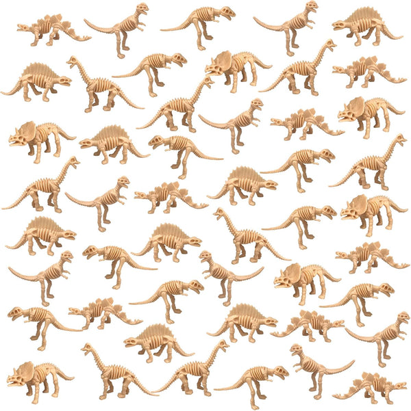 PPXMEEUDC 48PCS Dinosaur Fossil Skeleton Dinosaur Skeleton Toys Dino Sand Dig Party Favor