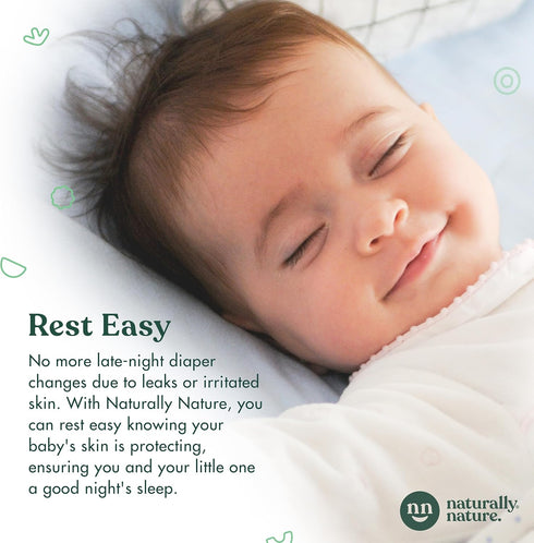 5, (2 Packs 32 Naturally Nature Overnight Diaper Booster Pads, Stops Overnight Leaking, Diaper Liners for Toddler