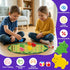 SkilLify 3-7, 2-6 Run Piggy Cooperative Board Game, Adorable Family Dice Game for Kids Ages Color Matching Board Game
