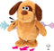 Hopearl Talking Dog Toy, Interactive Animated Plush Buddy, Repeats What You Say, 8'' for Toddlers