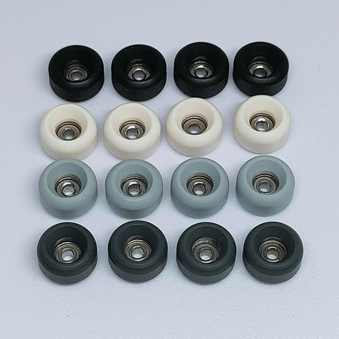 Urethane Pro Fingerboard Wheels Gray 65D, Handmade Bearing Wheel for Ultra Spin Bearings - 7.8 * 5mm