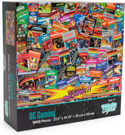 Toynk OG Gaming 1000-Piece Jigsaw Puzzle for Adults, Kids | Interactive Brain Teaser, Educational Toys & Games for Home, Indoor Activities, Building Sorting Toys for Creative Play