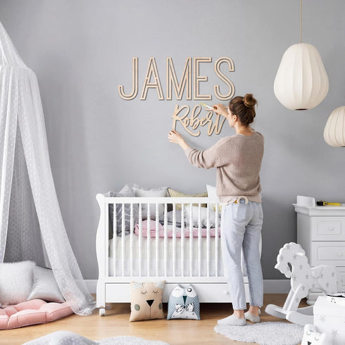 Personalized Wooden Name Signs for Nursery - Custom Name Decor