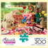 Buffalo Games Picnic Raiders - 300 LARGE Piece Jigsaw Puzzle in Red