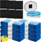 Jaloro 8 Pack Diaper Pail Refill Bags with 6 Activated Charcoal Odor Filters,