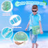 FHOZGECY 2 2 Beach Toys, Sand Toys with Collapsible Bucket, Beach Mesh Shovel, Sand Shovel, Shark Tooth Sifter and Mesh
