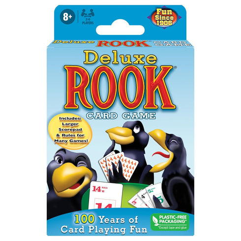 Winning Moves Deluxe Rook - Popular Card Game for 2 to 6 Players, Ages 8+
