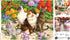 Buffalo Games - John Francis - Cat Flora - 750 Piece Jigsaw Puzzle for Adults, Finished Size 24.00 x 18.00