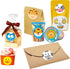 600 Pcs Adorable Round Face Animal Stickers in 16 Designs for Kids Party Favor (1.5" Diameter Each)