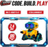 Hyper Drive Programming Smart-Bot Coding Robot Kit for Kids STEM Robotics Toy with Easy for Beginners Build, Code