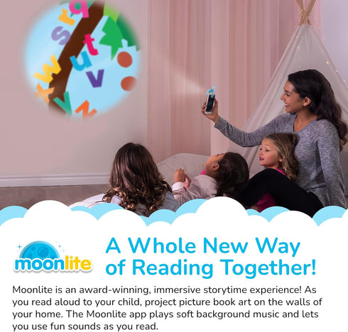 Moonlite Storybook Reels for Flashlight Projector, Kids Toddler | Chicka Chicka Boom Boom | Single Reel Pack for 12