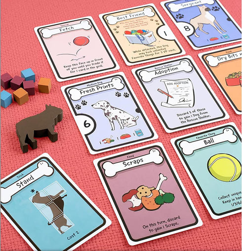 Dog Lover Card Game by AEG: Rescue Beloved Dogs, Train New Tricks, Ages 10+, 2-4 Players, 30 Min