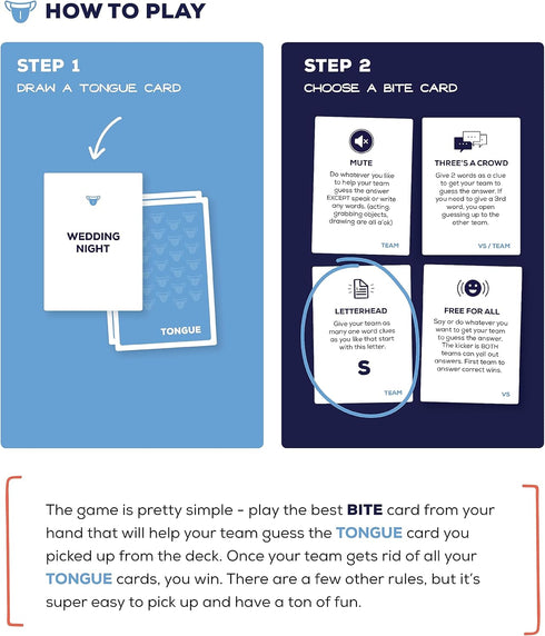 – A Party Card Game Where You Choose Your Words Wisely