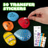 JOYIN 12 Rock Painting Kit - Glow in The Dark Rock Kit for Kids Ages 6-12, Art Supplies for Birthday Party Gift