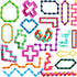 Yunsailing 80 Packs Wacky Tracks Snap Fidget Finger Sensory Snake Puzzles Bike