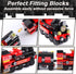 COBFDHA Sets 8-12, 8-in-2 12-16 6 7 9 10 11 14 (766 Train Toys for Kids Age Building Blocks Kits for Year Old Teen Boys