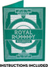 Rummy 24" 24" Rummy, Rummy 30+ 2-9 MBGBrybelly Royal Play Mat - x Green Felt Mat - Classic Family Casino Card Games