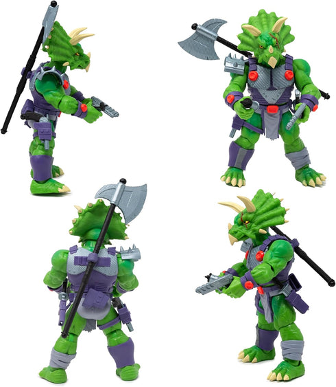 Saurozoic 6 Inch 1:12, 8+ Boss Fight Studio Warrior Triax Skiver Futuristic, Armored Dinosaur Hero Highly Articulated
