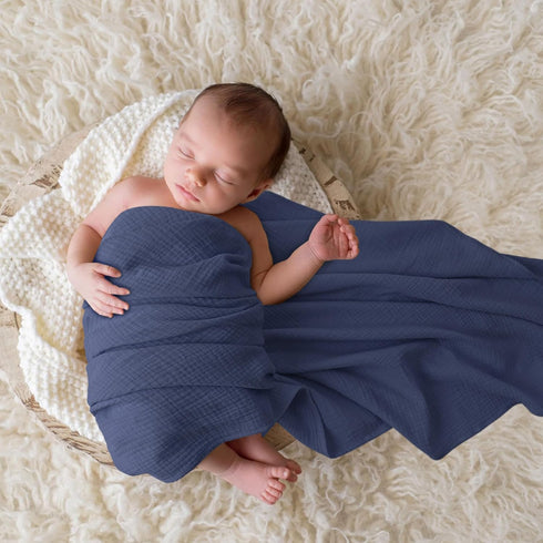 40 38 inches 3 Pack Bearmoss Muslin Swaddle Blankets, x Baby Swaddle for Boys and Girls, Soft Baby Blanket, Breathable