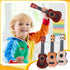 Lenwen 12 Pcs Kids Toy Guitar, 10 Inch Ukulele Beginner Musical Instrument for Toddlers, Educational Toy