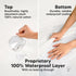 2-Pack 52" 28" Waterproof Crib Mattress Protector Cover Fitted - Quiet Baby Crib Mattress Pad Sheets, x Soft Quilted