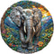 Wooden Puzzles for Adults, Forest Elephant Wooden Jigsaw Puzzle for Adults, Wood