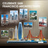 CubicFun 3D Puzzles for Kids Ages 8-10, LED San Francisco Cityline Arts and Crafts for STEM Projects