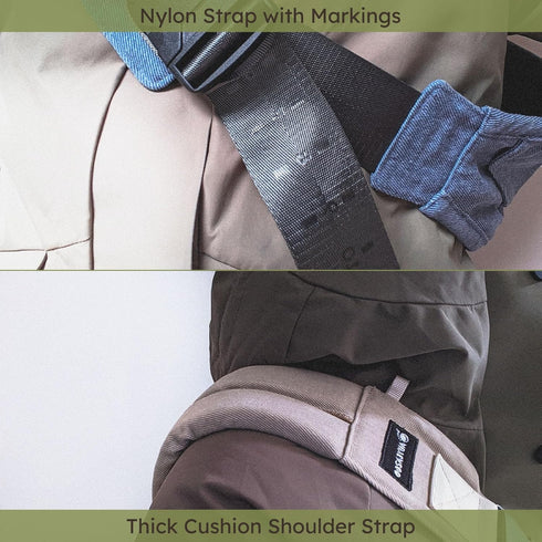 6-48 (11-44 lbs), AUYEAZGO Toddler Sling Carrier, Premium Cotton, Expandable & Ergonomic, One Size Fits All, Ideal
