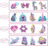 AOMIKS Magnetic Blocks for Kids, 173 Piece Mini Magnetic Building Tiles, Educational STEM Toys for Ages 3-8
