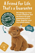Living Nature Small Highland Cow Stuffed Animal - Fluffy Farm Animal Toy Gift for Kids, 6 inches