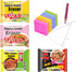 XANADU Cute Food Erasers for Kids, Fun Ramen Noodle Eraser Set of 16pcs