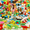 150Pcs Animal Erasers, Kids Pencil Erasers, Mini Animal Food Erasers, Bulk Toys for Classroom Rewards, Game Prizes,